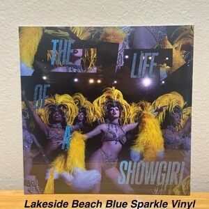 Taylor Swift Lakeside Beach Blue Sparkle Vinyl